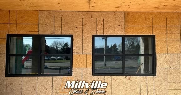Commercial windows installed